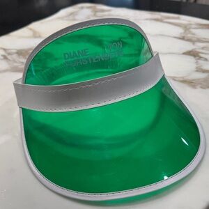 DVF Green Sun Visor